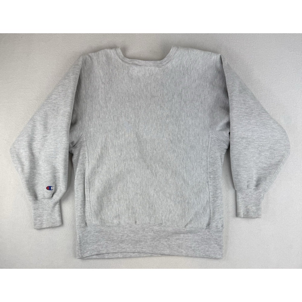 VTG Champion Reverse Weave‎ Wisconsin Badgers Crewneck Medium Gray Made in USA - Picture 8 of 9